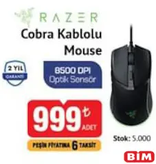 RAZER COBRA KABLOLU MOUSE indirimli fiyat RAZER COBRA KABLOLU MOUSE fiyat ve kampanya bilgisi
